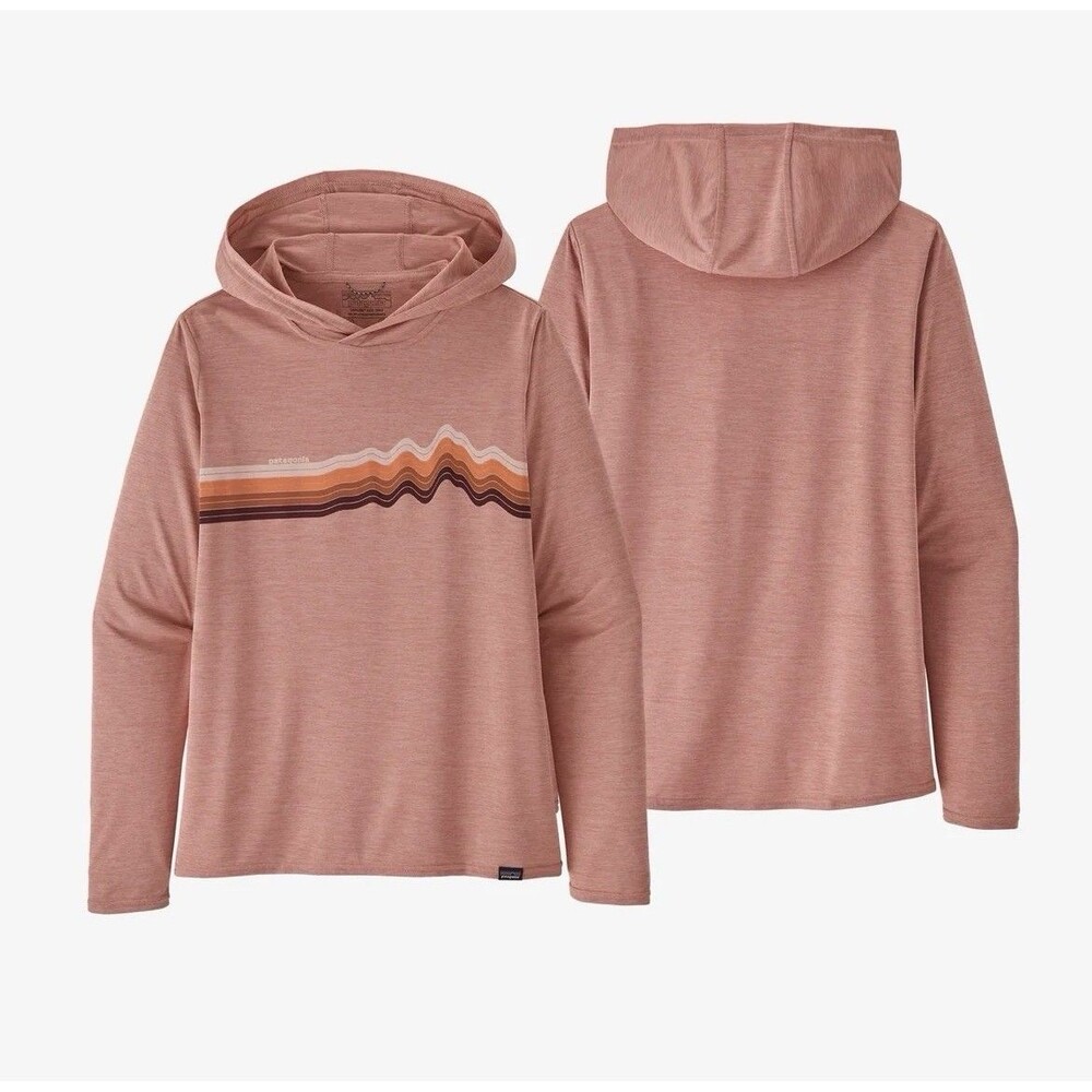 Patagonia | Cap Cool Daily Graphic Hoody - Women's In Sunfade Pink Large Outdoor